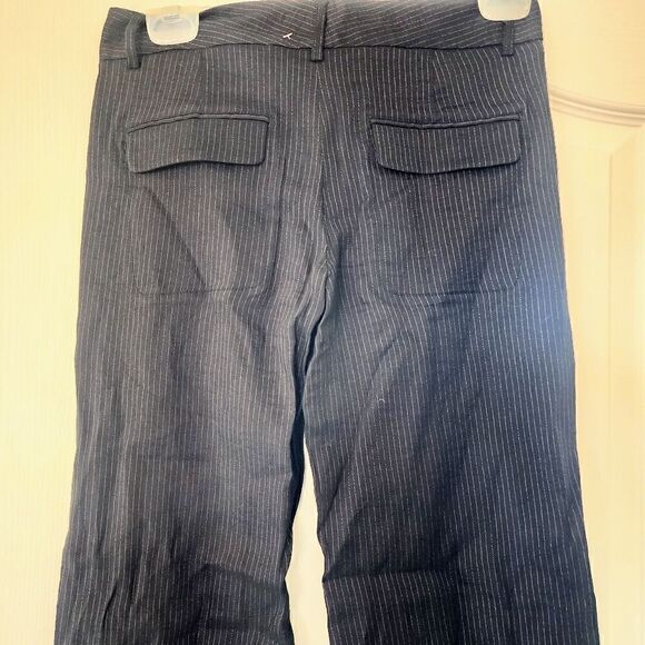 NWT Theory Caren pinstriped pants 00 - Picture 2 of 5